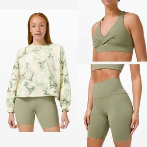 Lululemon *FULL SET* rosemary green